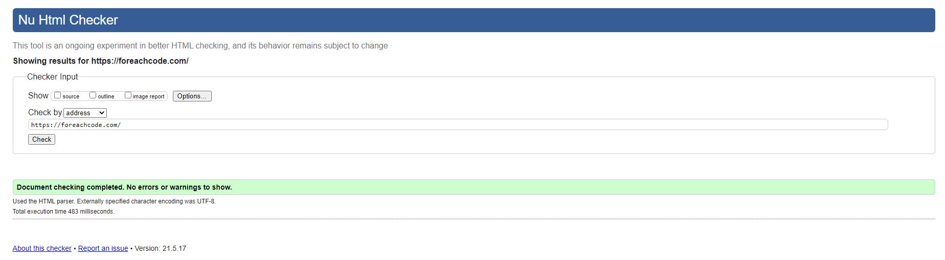W3c validator
